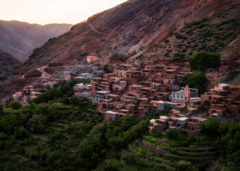 El pueblo y valle de Imlil